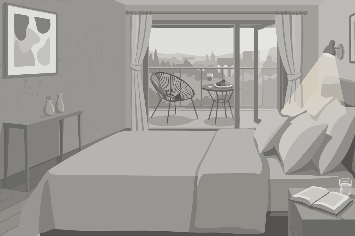 Chambre Lit Queen-Size - Non-Fumeurs