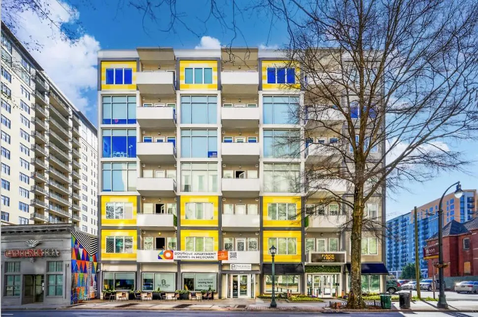 Stylish City Living Apartments With Free Parking In Midtown Atlanta-1